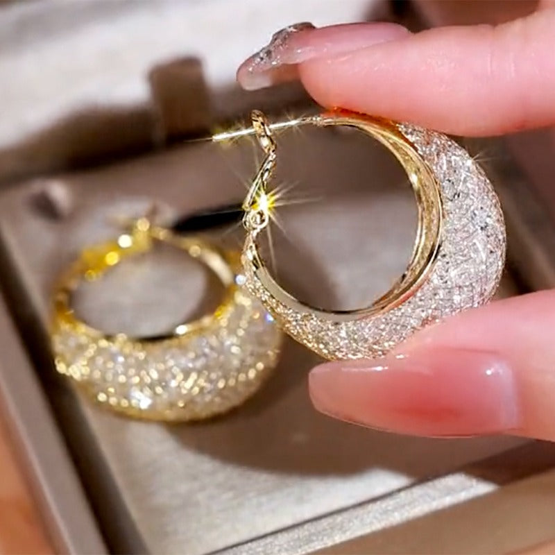 Pendientes Luna de Cristal