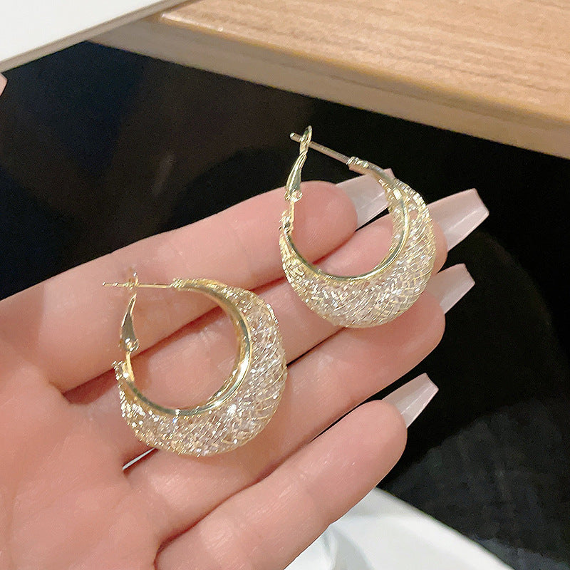 Pendientes Luna de Cristal