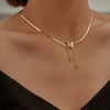 Collar Mariposa Dorado - Elegancia que Despierta Alas